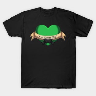 Xe Xem Xyr pronouns heart T-Shirt